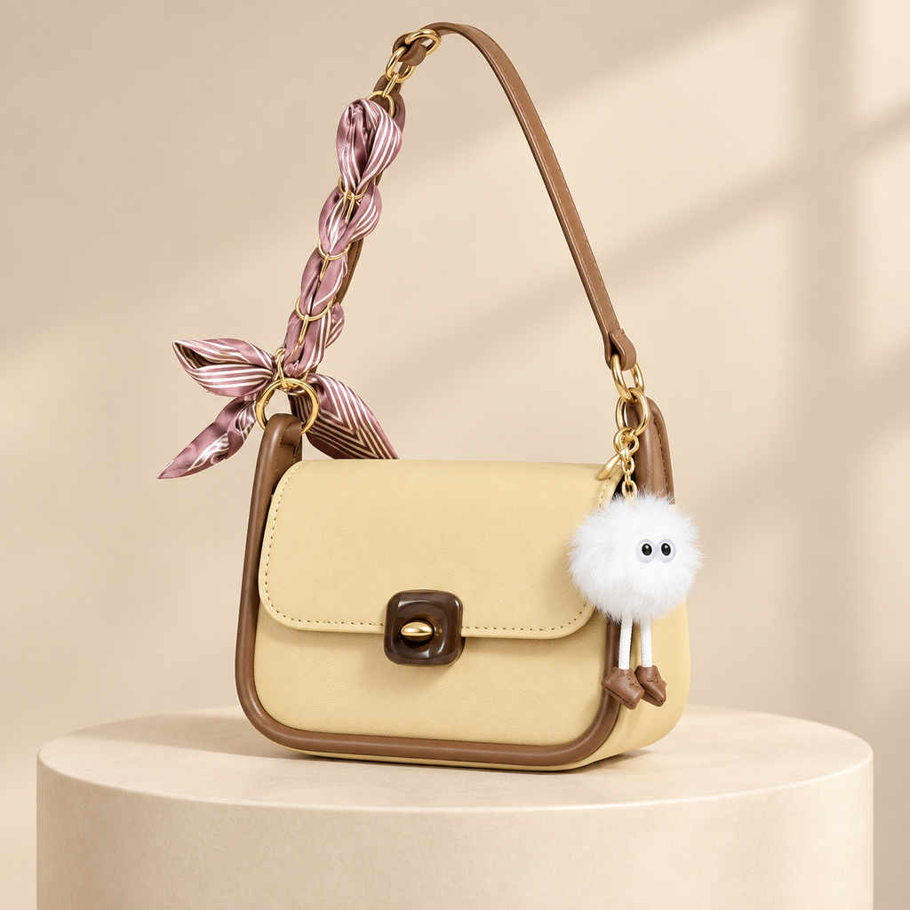 [UZ-B07] Vanilla Charm Shoulder Bag