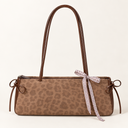 Cocoa Leopard East-West Tote Bag