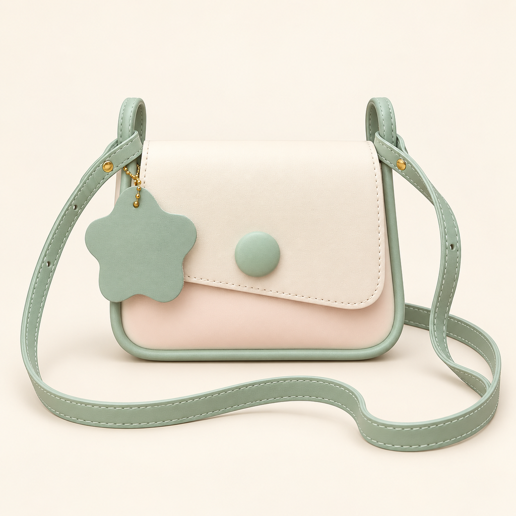[UZ-B016] Pastel Bloom Mini Crossbody Bag