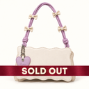Korean Bow & Heart Charm Shoulder Bag